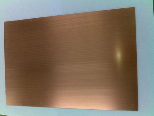1000*2000mm Decorative Copper Sheets Red Rectangular T2 High Corrosion Resistance
