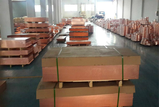 C1100 Smooth Edge 99.7% Decorative Copper Panels Square For Industry
