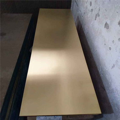 Polished H65 H68 H80 Decorative Copper Sheets Cold Rolled Round Rectangular Square