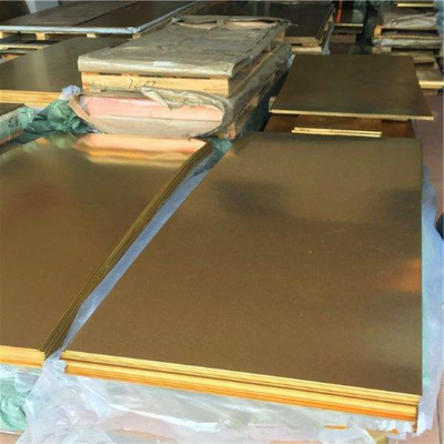 Polished H65 H68 H80 Decorative Copper Sheets Cold Rolled Round Rectangular Square