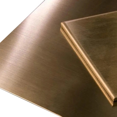 Golden Decorative Copper Sheets C2600 C2680 For Home Decoration