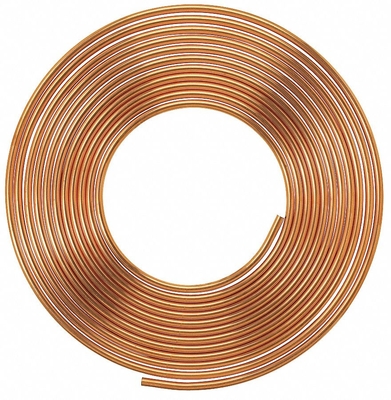 Corrosion Resistant Copper Tube Coil High Dimensional Accuracy