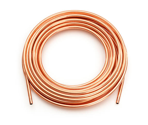 Smooth Surface Copper Pancake Coil For Air Conditioning Maintenance Installation