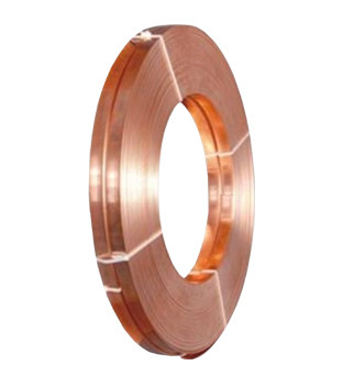 Red T2 Copper Flat Strip Electrical Components 0.5-2mm Ultra Thin Copper Strip