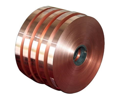 Red Electrical Components Copper Strip with ±0.1mm From China
