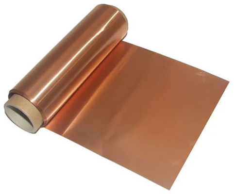 Lithium Copper Foil Rolls/Sheets 0.005mm-0.07mm very Precise Thickness