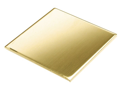 Smooth Surface Golden Yellow H62 H65 Brass Plate/ Sheet For Decoration