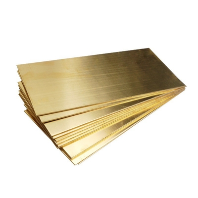 Smooth Surface Golden Yellow H62 H65 Brass Plate/ Sheet For Decoration