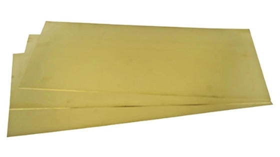 Smooth Surface Golden Yellow H62 H65 Brass Plate/ Sheet For Decoration