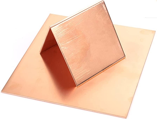 Durable Red Copper Sheet 8ft 10ft Customized Size For Aerospace Industry