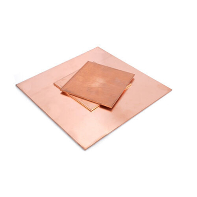 Durable Red Copper Sheet 8ft 10ft Customized Size For Aerospace Industry