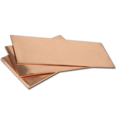 H65 H68 Red Copper Sheet 0.5mm-200mm For Bending