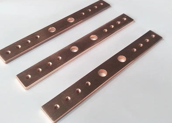 Easy To Install Flat Copper Busbar For Transformers / Circuit Breakers