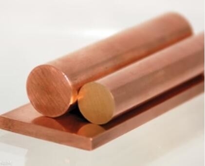 Copper Steel Bar 1/8 1/4 1/2 1/16 Hardness Length 1000-6000mm Customized Shape