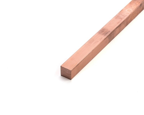 20x20mm Pure Square Copper Bar For Electrical Work / Ornamental Projects