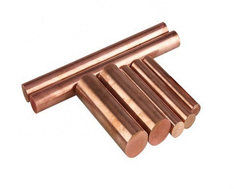 Copper Steel Bar 1/8 1/4 1/2 1/16 Hardness Length 1000-6000mm Customized Shape