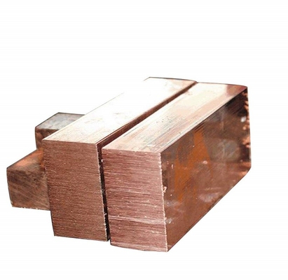 Standard Copper Ingots With High Tensile Strength In Cuboid Shape Made In China
