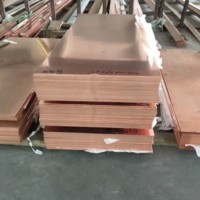 Copper Plate Sheet 1000mm-6000mm Length, 1000mm-3000mm Width for Industrial Use